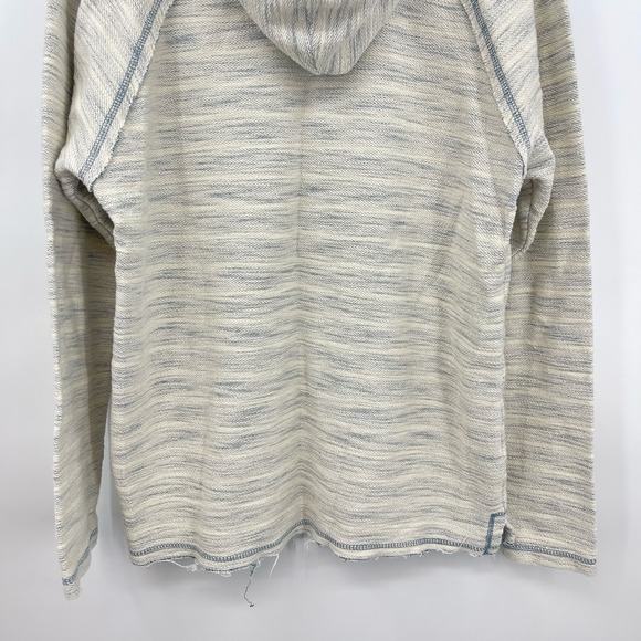 Fort Myers Beach Baja Hoodie Size Medium MV Sport Stripe Pullover Surf Shack - Picture 6 of 9